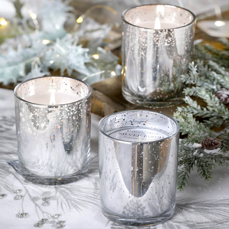 Silver Birch Votive Candle