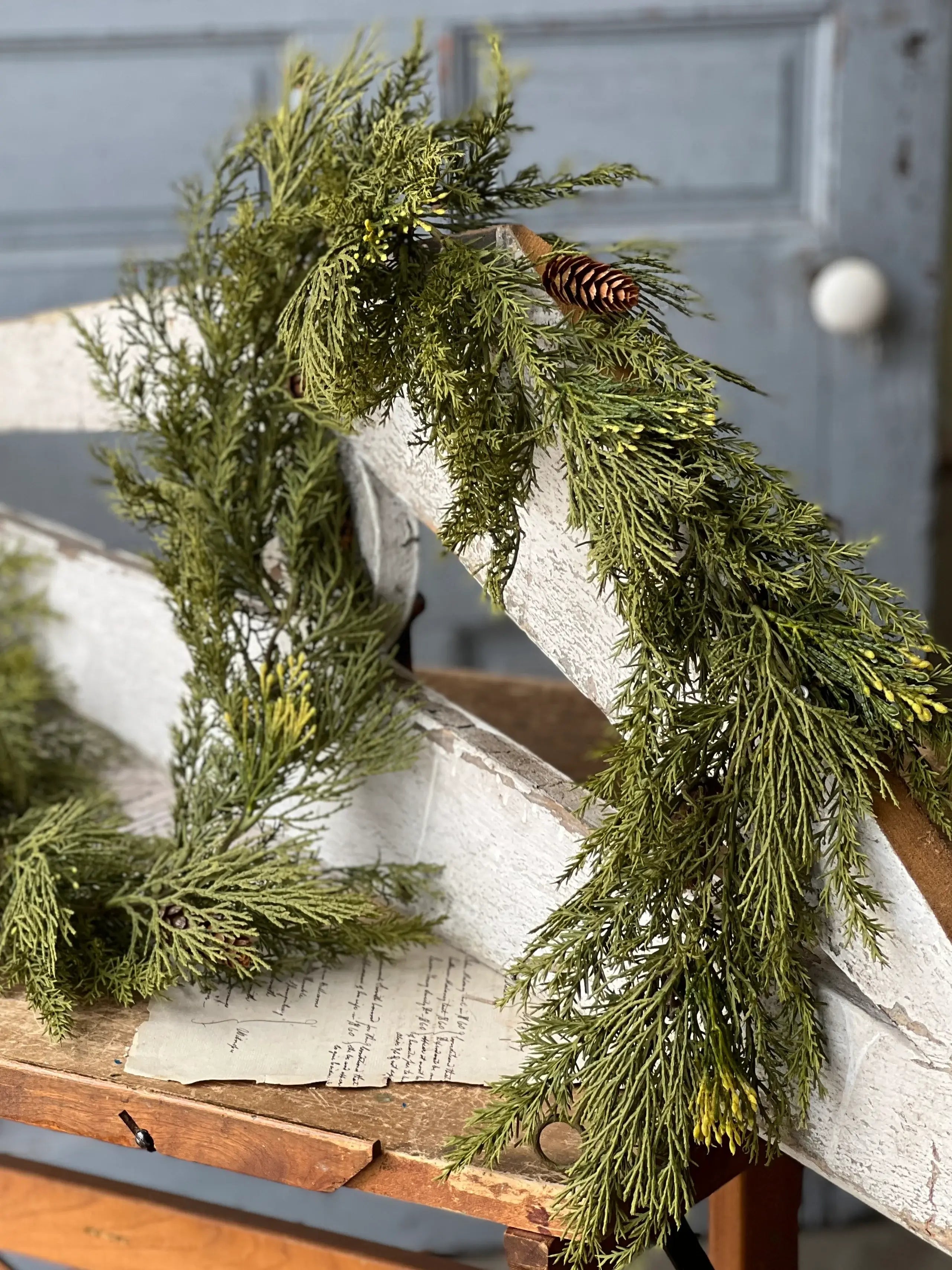 Alpine Cedar Garland | Vintage Crossroads