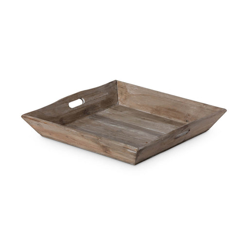 Reclaimed Wood Tray with Handles