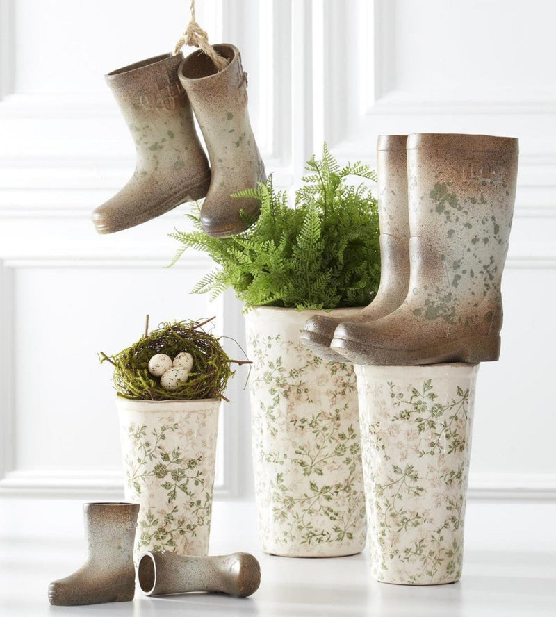 Distressed Tan Rainboot