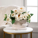 White Farmhouse Oval Planter