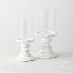 Chippy Cement Pillar Candle Holder