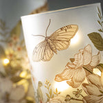 Illuminated Flora And Fauna Glass Candle Holders