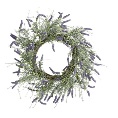 Wild Purple Lavender Wreath