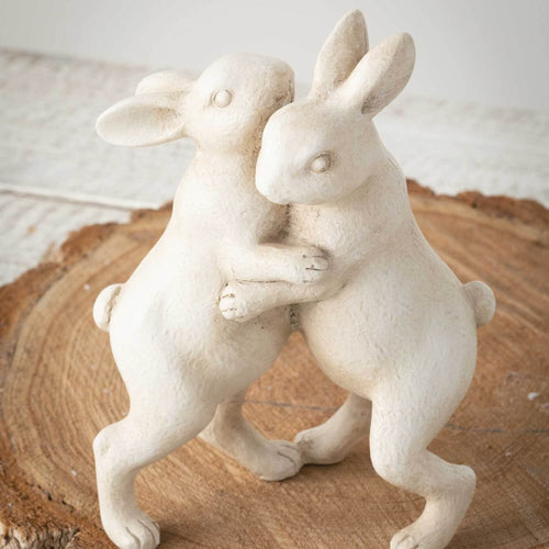 Dancing Bunnies Figurine
