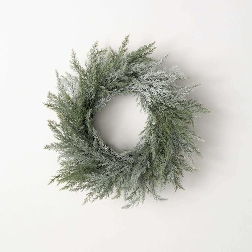 Frosted Blue Cedar Greenery Collection
