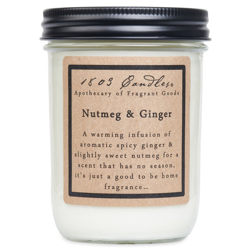 1803 Nutmeg & Ginger Soy Candle - Vintage Crossroads