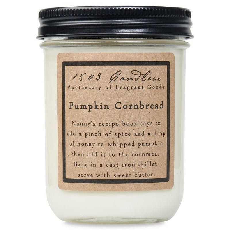 1803 Pumpkin Cornbread Soy Candle - Vintage Crossroads
