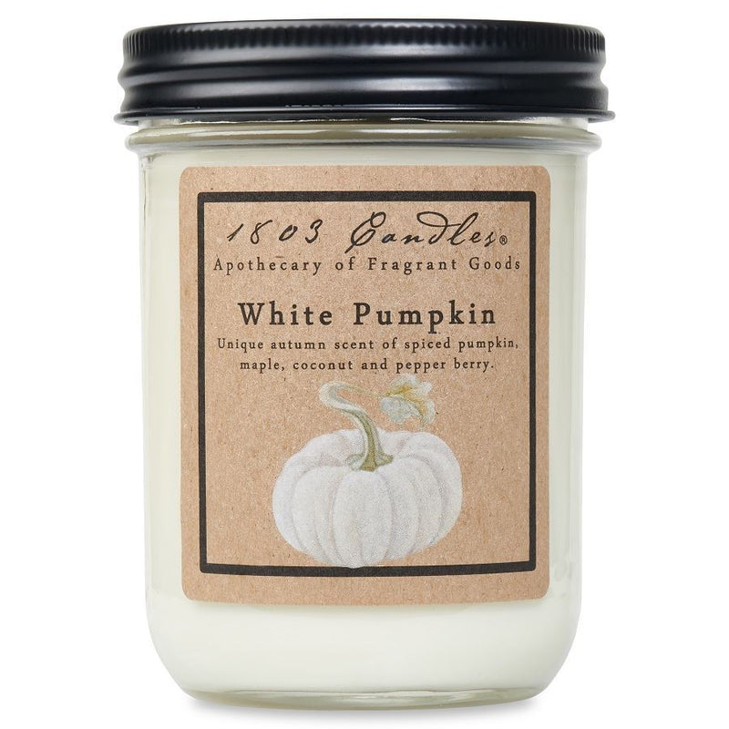1803 White Pumpkin Soy Candle - Vintage Crossroads