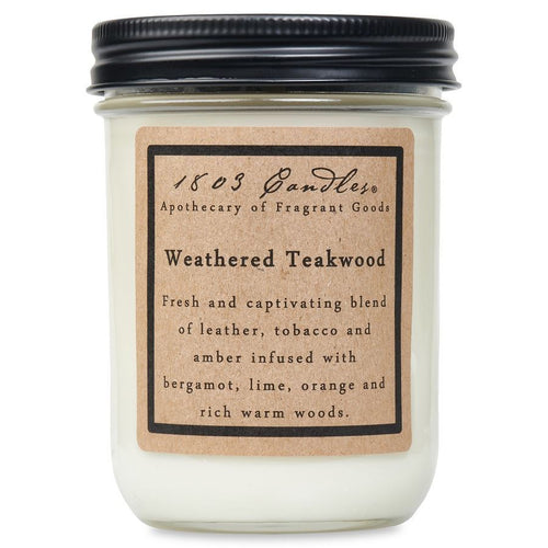1803 Weathered Teakwood Soy Candle 1803 Candles