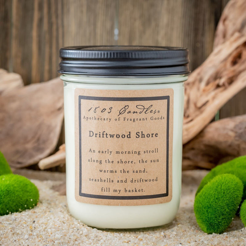 1803 Driftwood Shore Soy Candle - Vintage Crossroads
