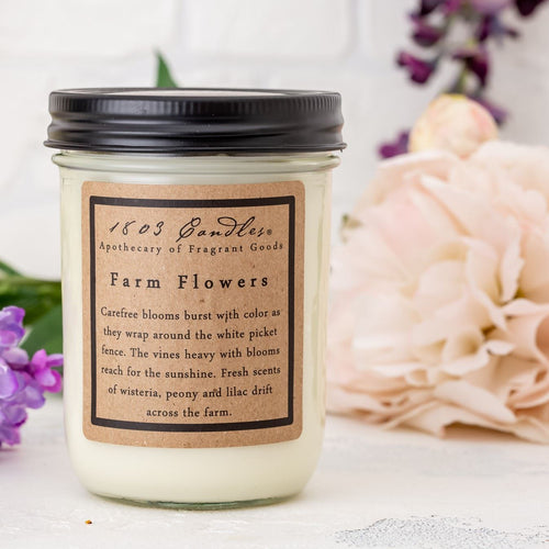 1803 Farm Flowers Soy Candle - Vintage Crossroads