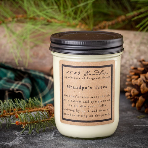 1803 Grandpa’s Trees Soy Candle - Vintage Crossroads