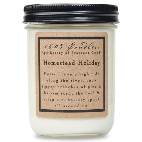1803 Homestead Holiday Soy Candle - Vintage Crossroads