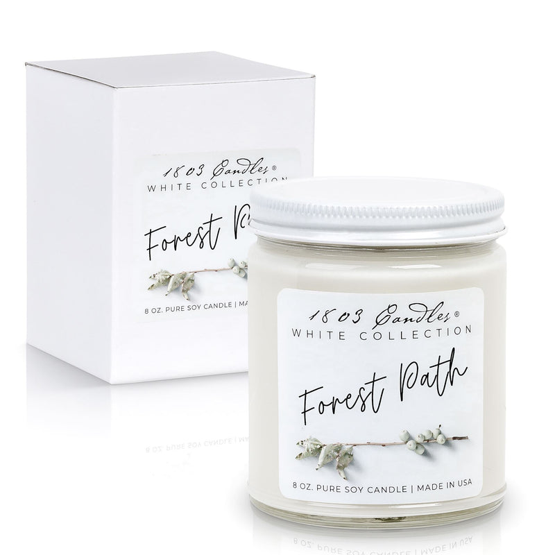 1803 Forest Path White Candle Collection - Vintage Crossroads