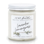1803 Lavender Lemongrass White Candle Collection - Vintage Crossroads