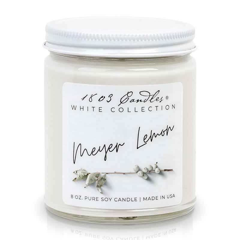 1803 Meyer Lemon White Candle Collection - Vintage Crossroads