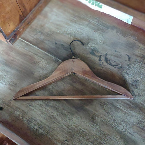 Vintage Style Wood Hangers - Vintage Crossroads