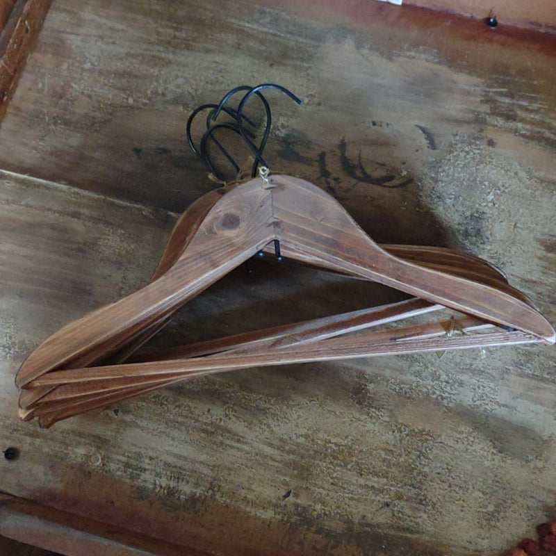 Old wooden 2025 hangers