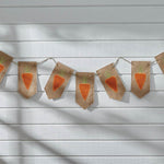 Burlap Carrot Banner