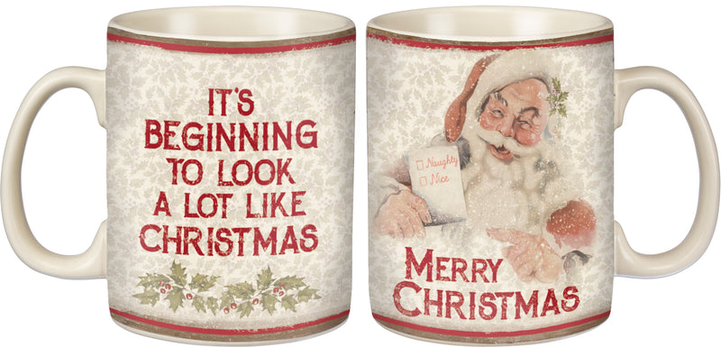 Merry Christmas Mug - Vintage Crossroads