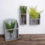 Rustic Galvanized Wall Bin Primitives By Kathy