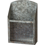 Rustic Galvanized Wall Bin Primitives By Kathy