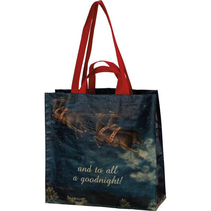 Merry Christmas To All Market Tote Bag Primitives By Kathy