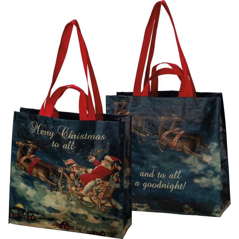 Merry Christmas To All Market Tote Bag Primitives By Kathy