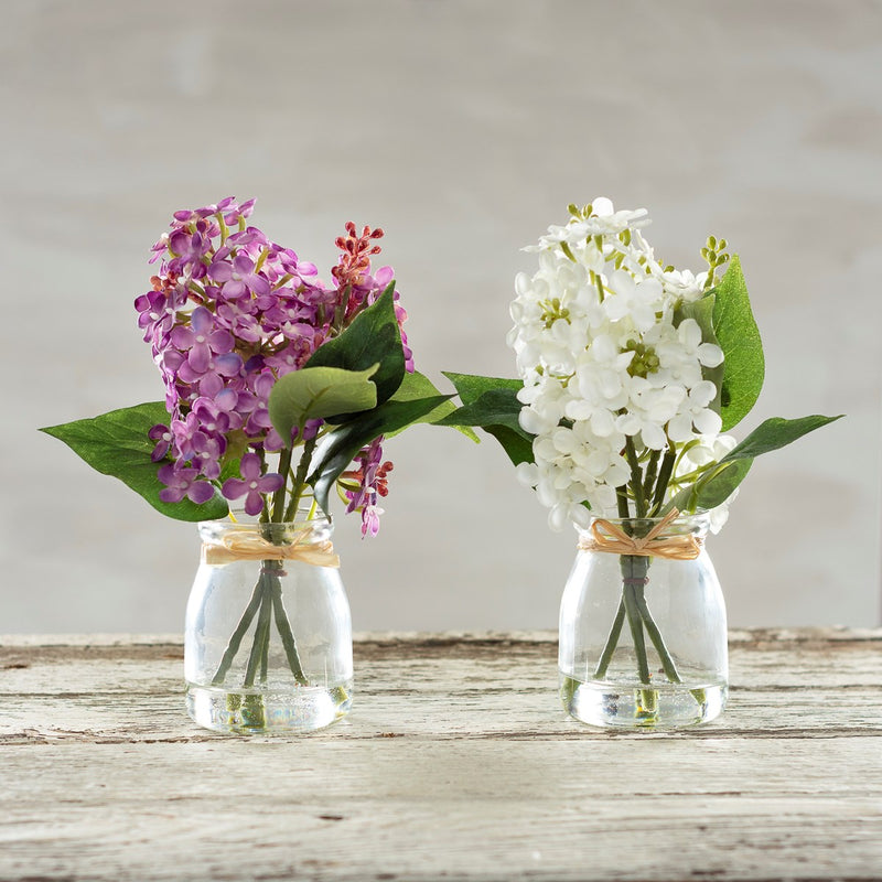 Lilacs In Vase Primitives By Kathy