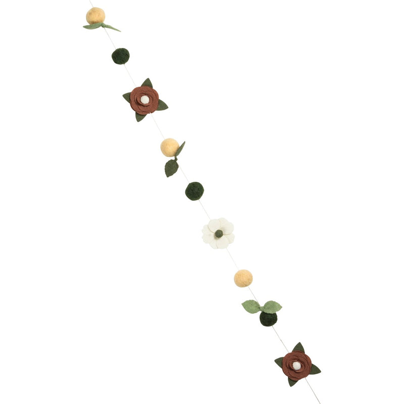 Felt Flower Garland