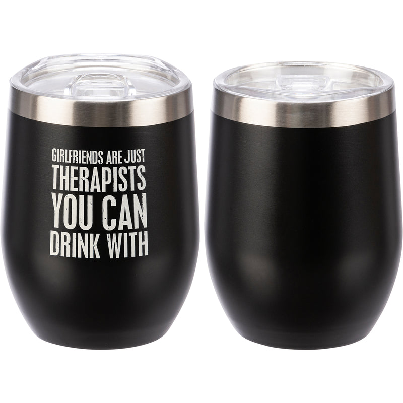Friends You Can Drink With Wine Tumbler Primitives By Kathy