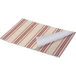 Red Stripe Paper Placemat - Vintage Crossroads