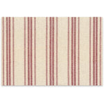 Red Stripe Paper Placemat - Vintage Crossroads
