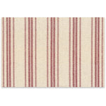 Red Stripe Paper Placemat - Vintage Crossroads