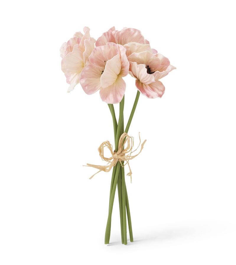 Pink Real Touch Mini Poppy Bundle