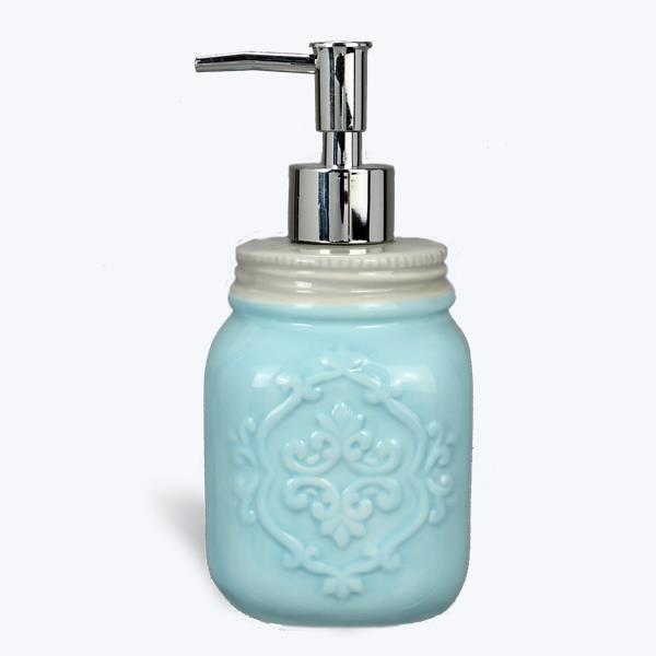 Ceramic Mason Jar Soap Dispenser Young's Inc