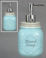 Ceramic Mason Jar Soap Dispenser Young's Inc