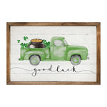 Good Luck Truck Wood Framed Print