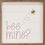 Bee Mine Bumblebee Wood Framed Print