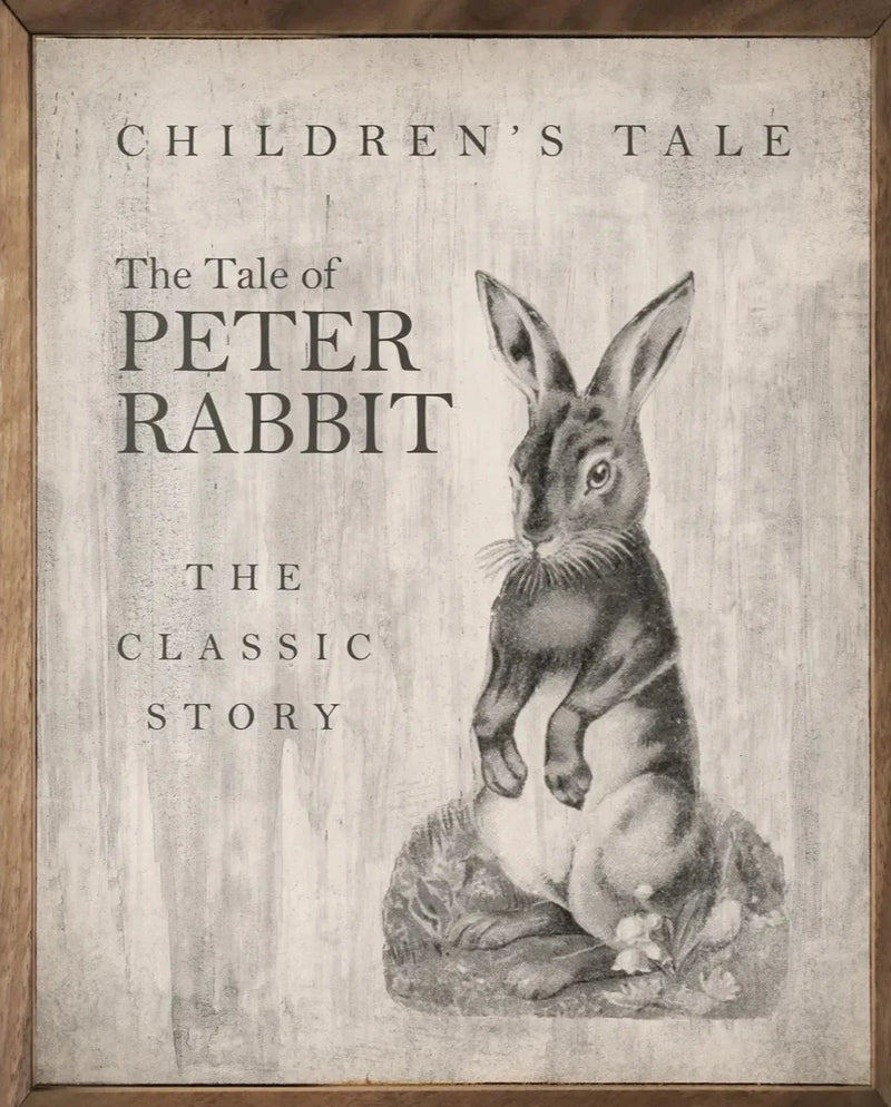 The Tale Of Peter Rabbit Wood Framed Print