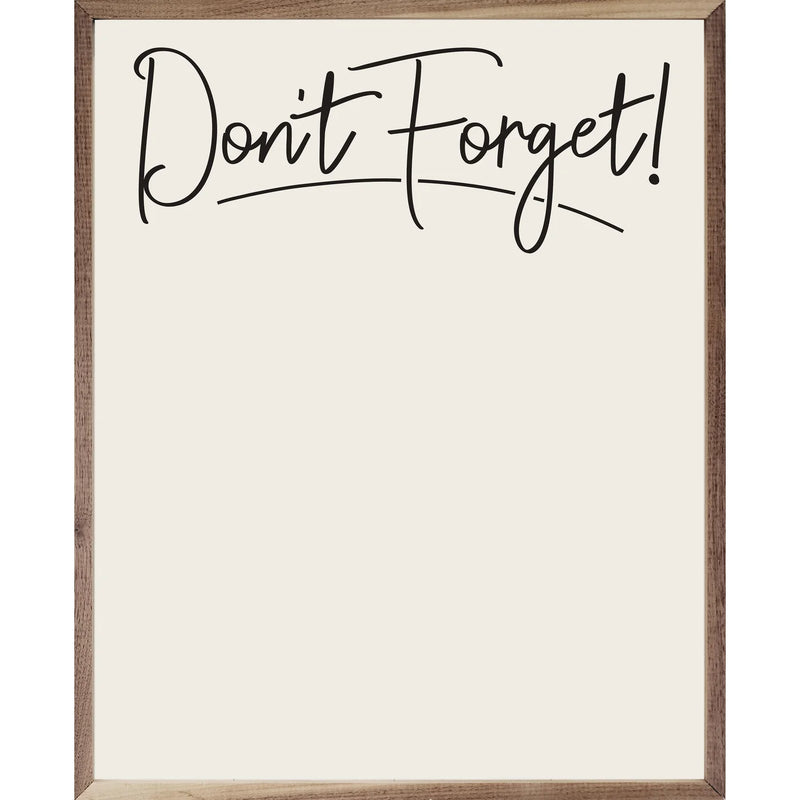 Don't Forget Whiteboard
