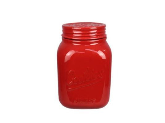 Ceramic Mason Jar Cookie Canister Young's Inc