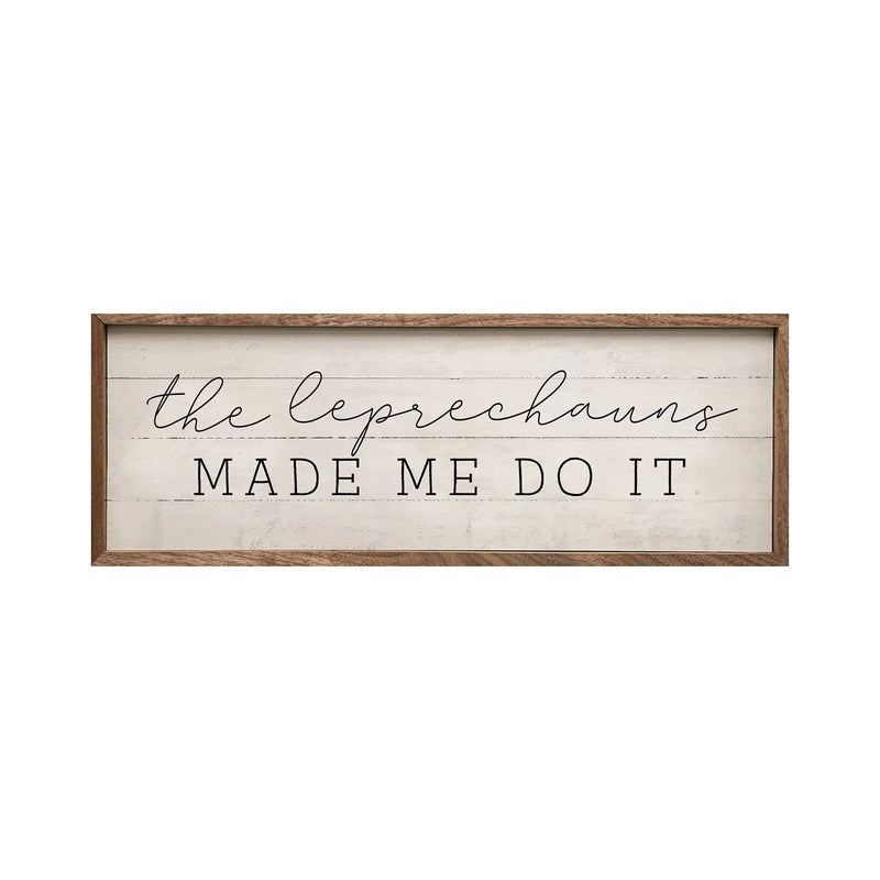 I'm The Luckiest Wood Framed Print