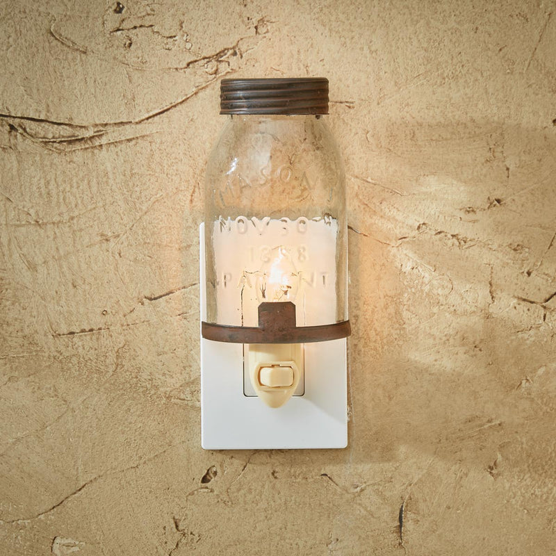 Mason Jar Night Light Park Designs