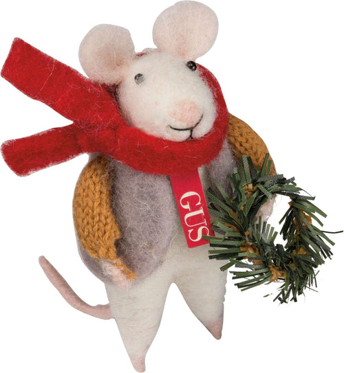 Gus The Mouse Ornament Primitives By Kathy