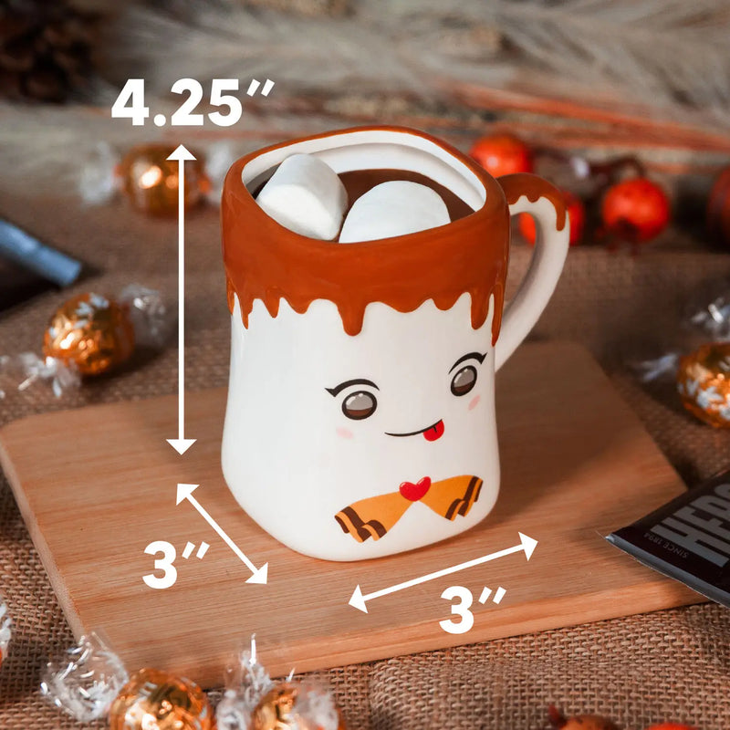Mr & Mrs Hot Chocolate Coffee Mugs Set - Vintage Crossroads