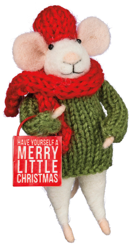 Merry Little Mouse Ornament Primitives By Kathy