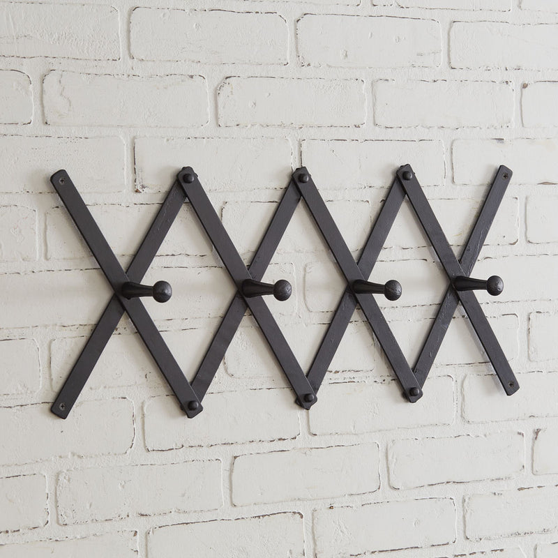 Black Accordion Coat Rack Ctw Home