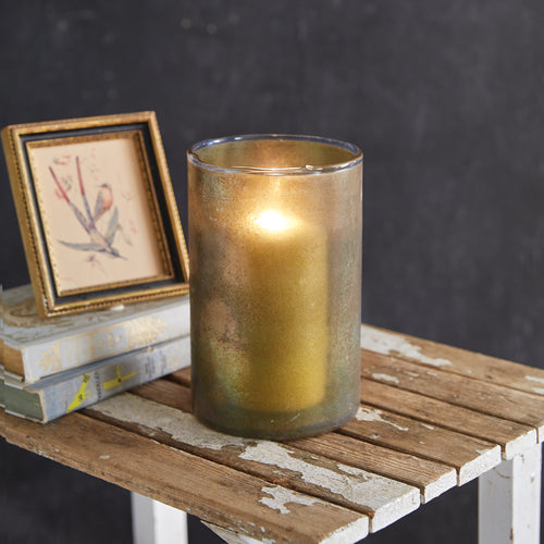 Oil Slick Glass Vase